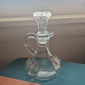 Anchor Hocking MCM Cruet: Presence Line 11ozs